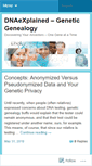Mobile Screenshot of dna-explained.com
